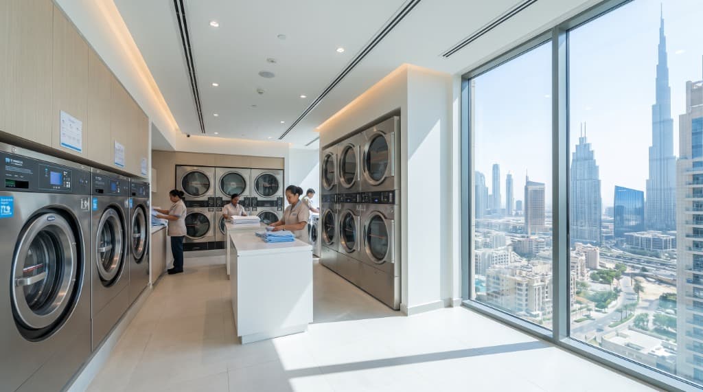 Two Click Laundry Dubai Facility