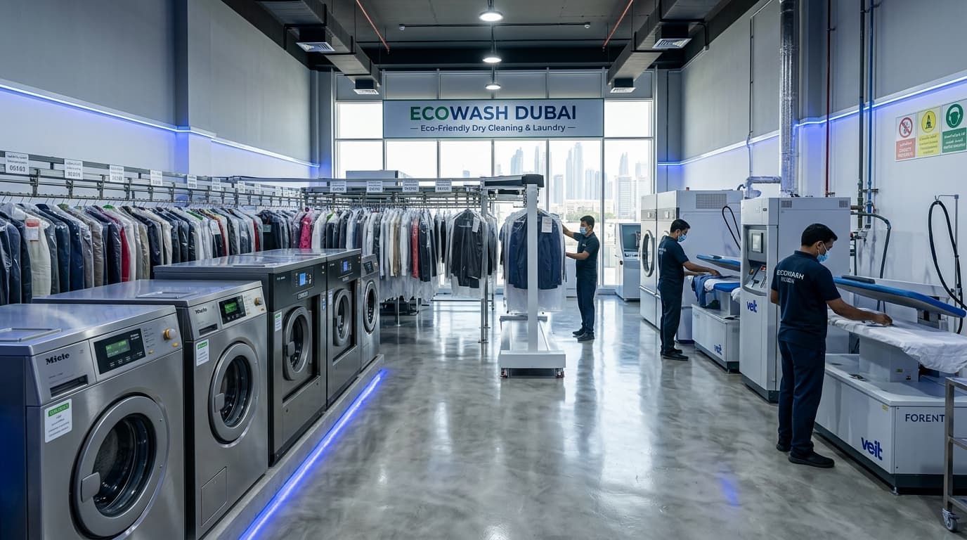 TwoClick Laundry modern commercial facility in Dubai